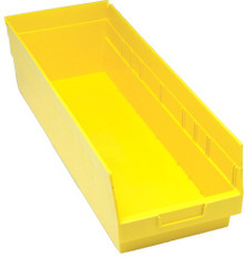 VQSB214 - Plastic Parts Bins - 24x8x6 - Yellow