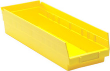 Plastic Shelf Bin - 20 Pack - 18 x 6 x 4 (VQSB104)