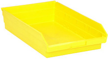 Plastic Shelf Bin - 8 Pack - 18 x 11 x 4 (VQSB110)