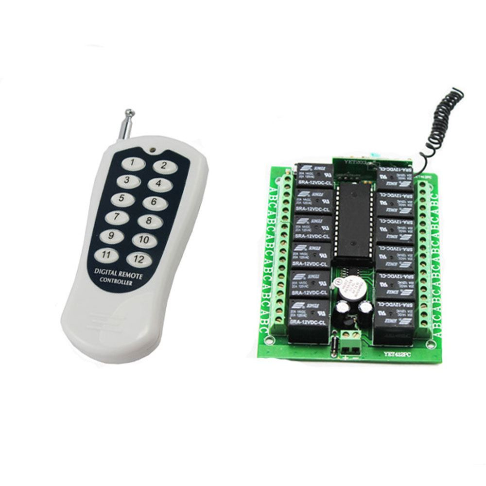 12 channel receiver. Wireless remote control receiver. wireless remote control switch. передатчик для чпу.