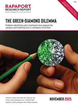 Rapaport Research Report - November 2025