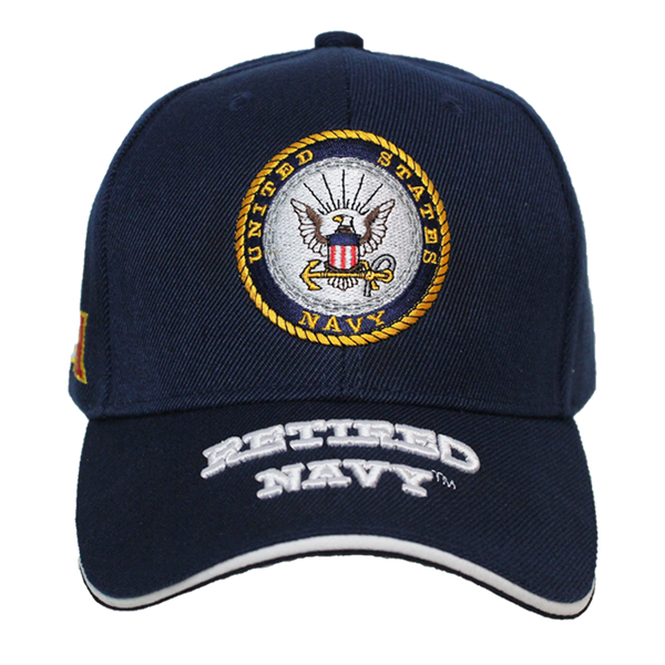 Officially Licensed Retired Us Navy Cap