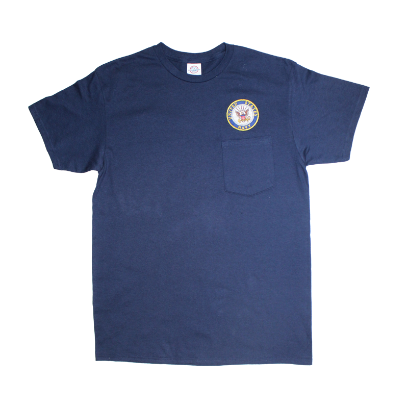 T-Shirts - Pocket - Navy