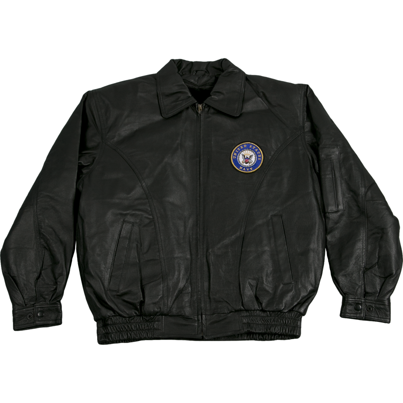 Officially Licensed US Navy Leather Jacket
