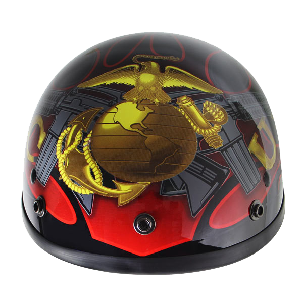 Officially Licensed - US Marines Motorcycle Helmet