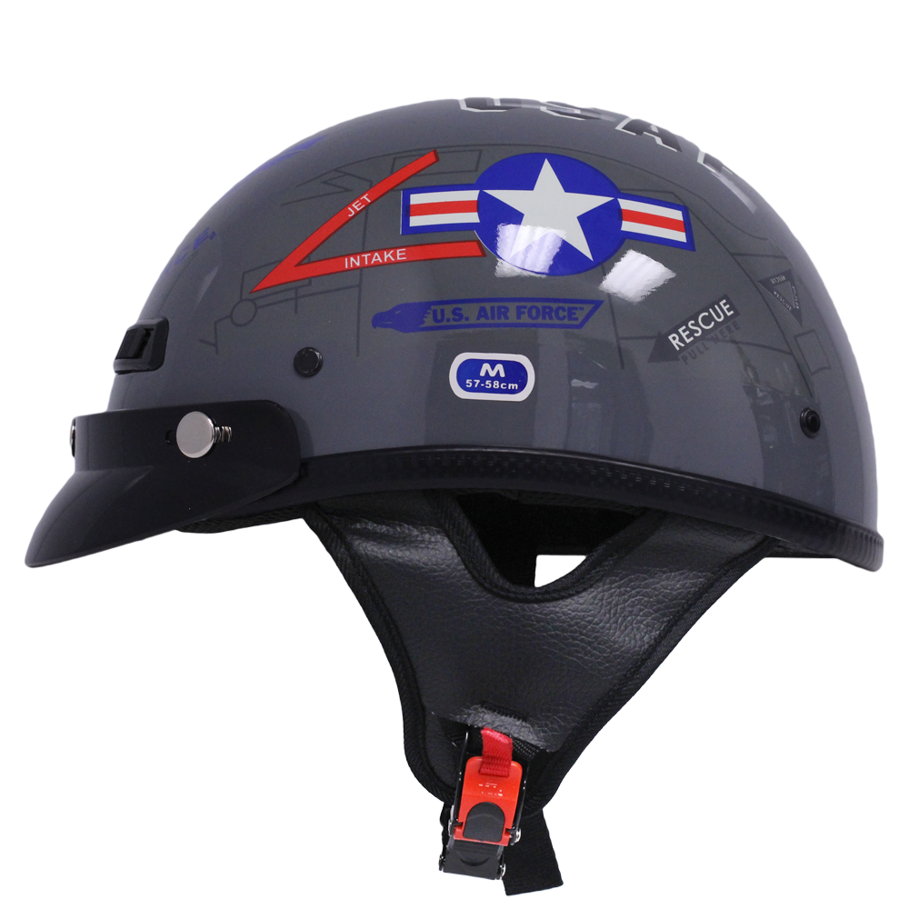 Officially Licensed - US Air Force Motorcycle Helmet