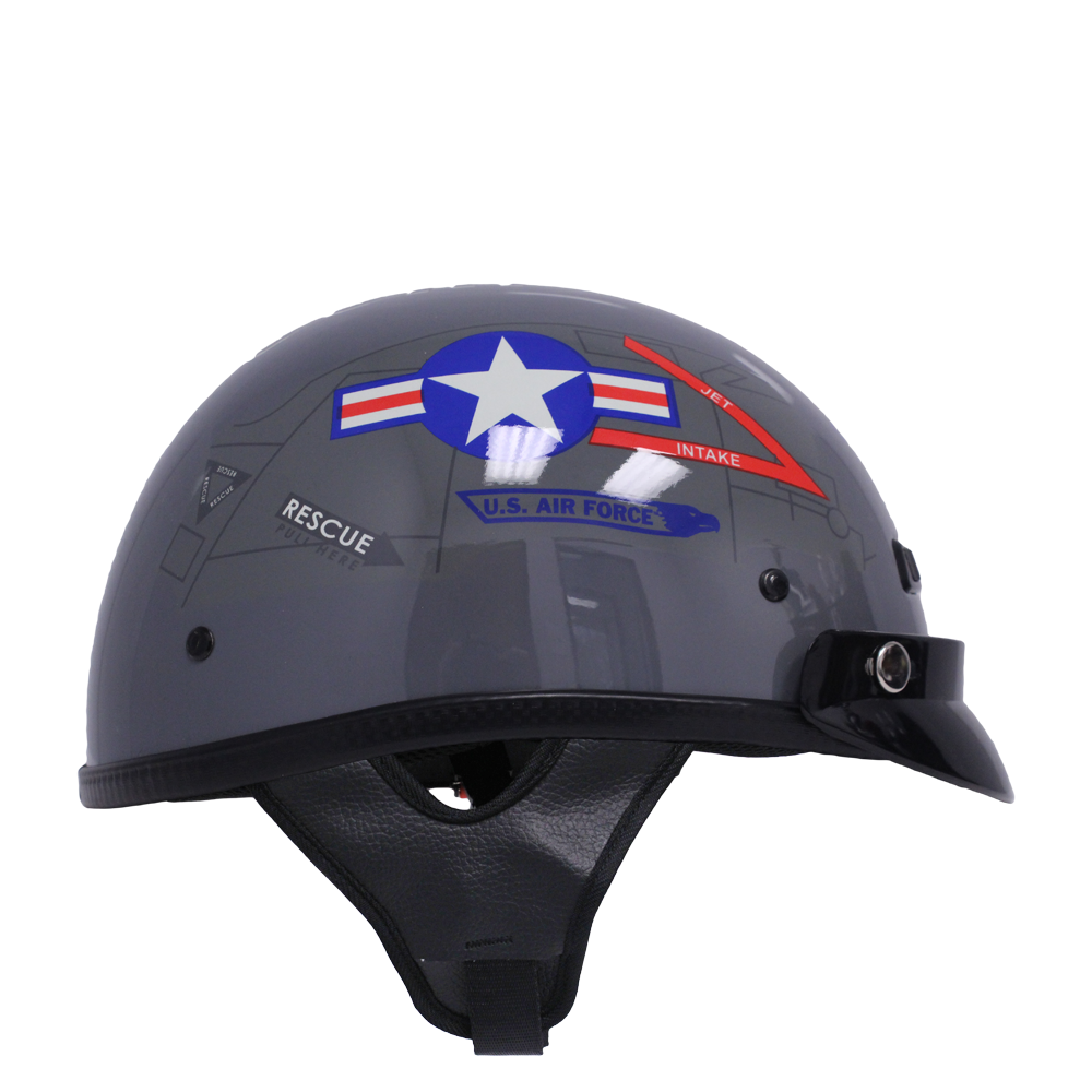 Officially Licensed - US Air Force Motorcycle Helmet