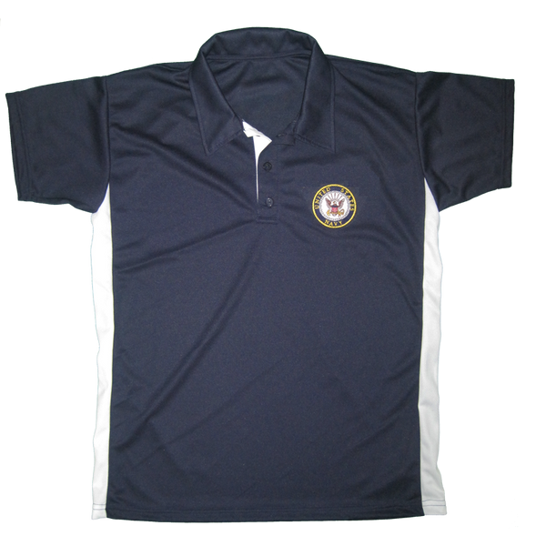 MADE IN USA Performance Polo Shirt Navy