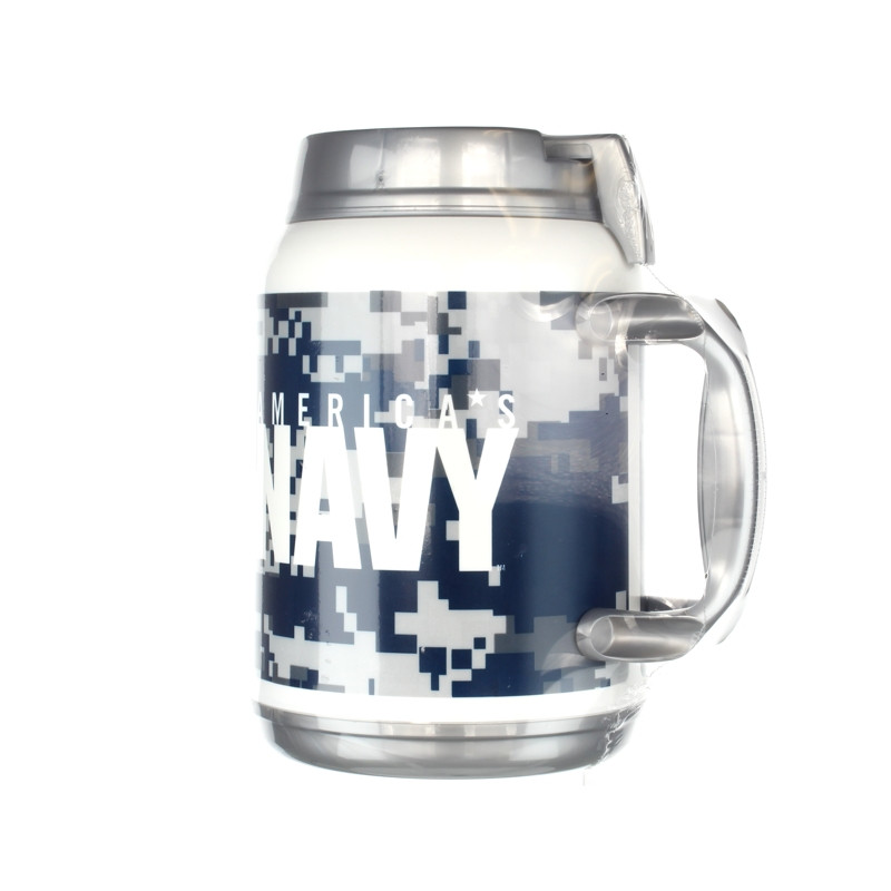 MADE IN USA Travel Mugs - Navy