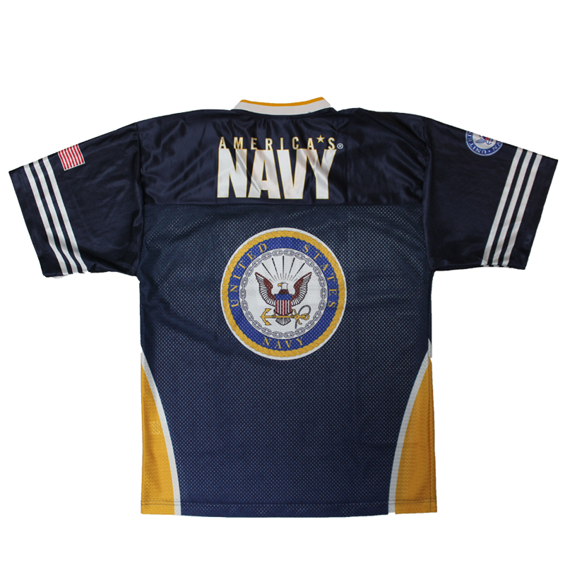 Officially Licensed US Navy Sublimated Football Jersey