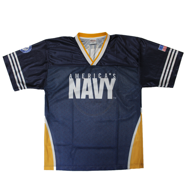 Officially Licensed US Navy Sublimated Football Jersey