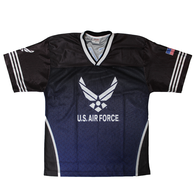 Officially Licensed US Air Force Sublimated Football Jersey