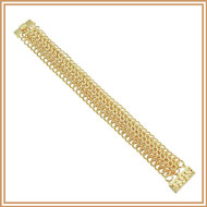 Gold Cleopatra Cuff Bracelet