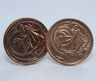 Australian 2 Cent Coin Cufflinks