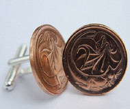1974 birth year Australian-2-Cent-Coin-Cufflinks-Side-med-460x545