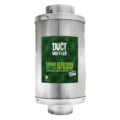 Duct Muffler Noise Reducer (Multiple Sizes)