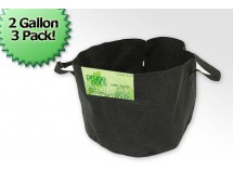 2 Gallon Fabric Prune Pot (3 Bag Bundle)
