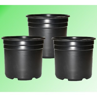 3 Gal. Plastic Grow Pot (3 pack)