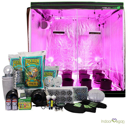 6.5x6.5ft LED Soil Complete Indoor Grow Tent System