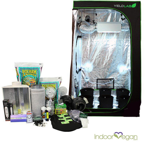 4x4ft HID Soil Complete Indoor Grow Tent System