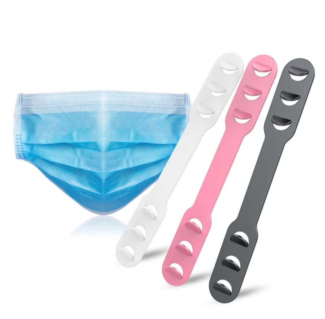 White Plastic Comfort Mask Strap - FREE Shipping! - Awareness Products ...