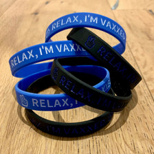Relax, I'm Vaxxed Wristband