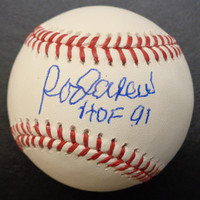 Rod Carew Autographed Official Major League Baseball w/ "HOF 91"