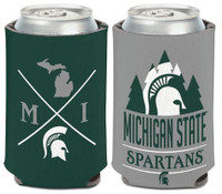 Michigan State University 2-Sided Can Cooler