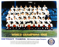 Detroit Tigers 1968 WS Champs 8x10 Photo