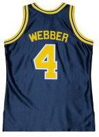 Chris Webber Autographed University Of Michigan Road 1991 Authentic Jersey (Pre-Order)