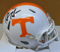 Hendon Hooker Autographed Tennessee Volunteers Riddell White Mini Speed Helmet