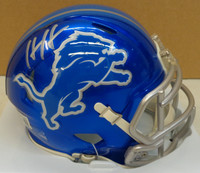 Hendon Hooker Autographed Detroit Lions Riddell Flash Speed Mini Helmet