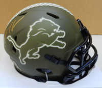 Hendon Hooker Autographed Detroit Lions Salute to Service Mini Helmet