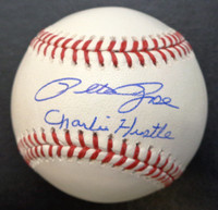 Pete Rose Autographed Baseball - Official Major League Ball w/ "Charlie Hustle"