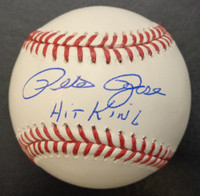 Pete Rose Autographed Baseball - Official Major League Ball w/ "Hit King"