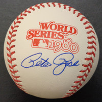 Pete Rose Autographed Baseball - 1980 World Series Official Major League Ball