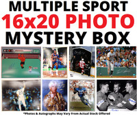 DC Sports Mystery Autographed 16x20 Photo Box