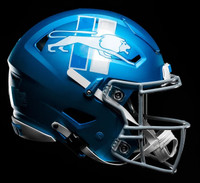Detroit Lions Riddell Full Size SpeedFlex Authentic 2023 Alternate Helmet