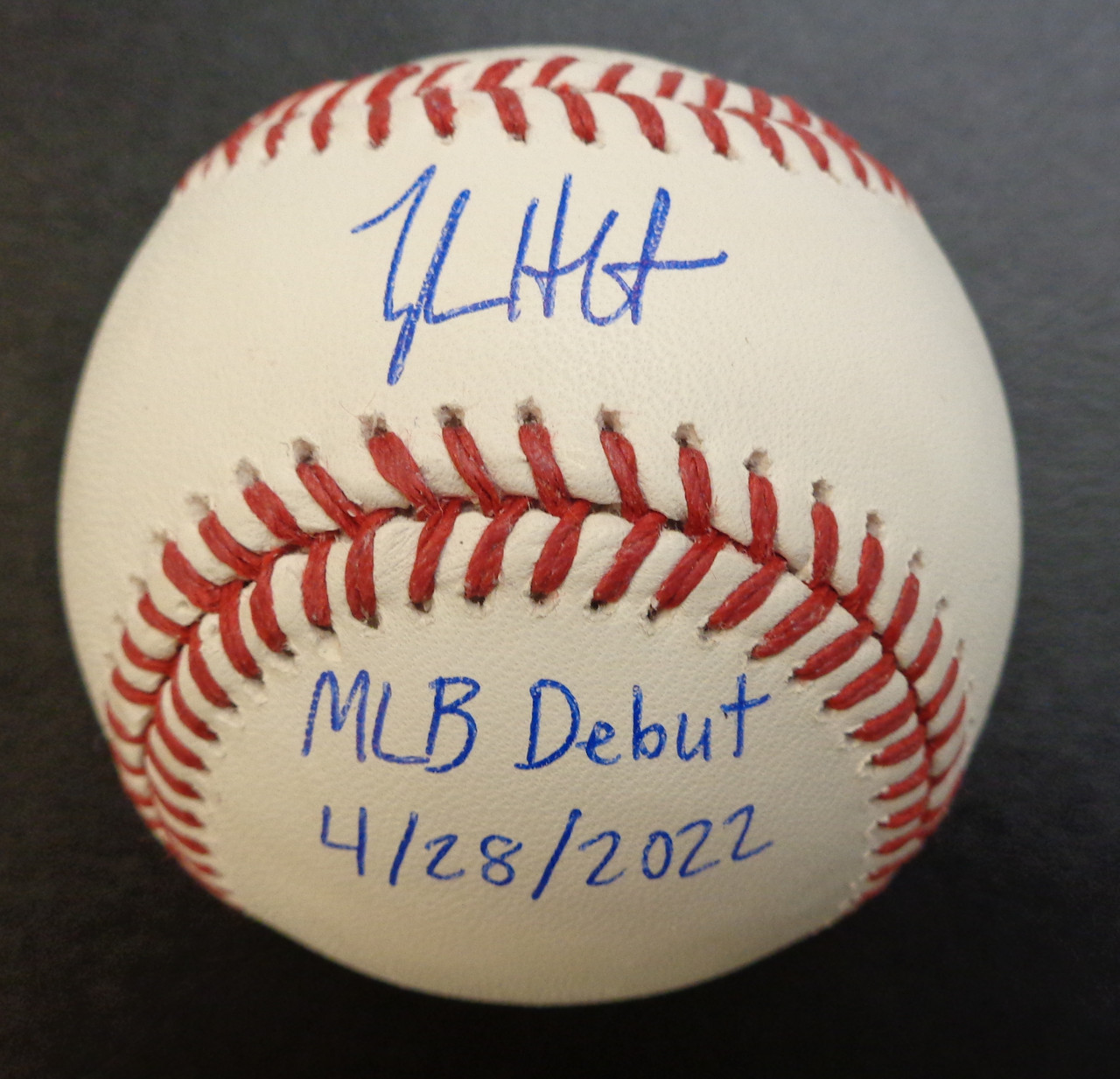 Tyler Holton Autographed Official Major League Baseball w/ MLB Debut  4/28/22