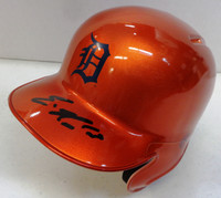 Eric Haase Autographed Detroit Tigers Mini Helmet - Orange