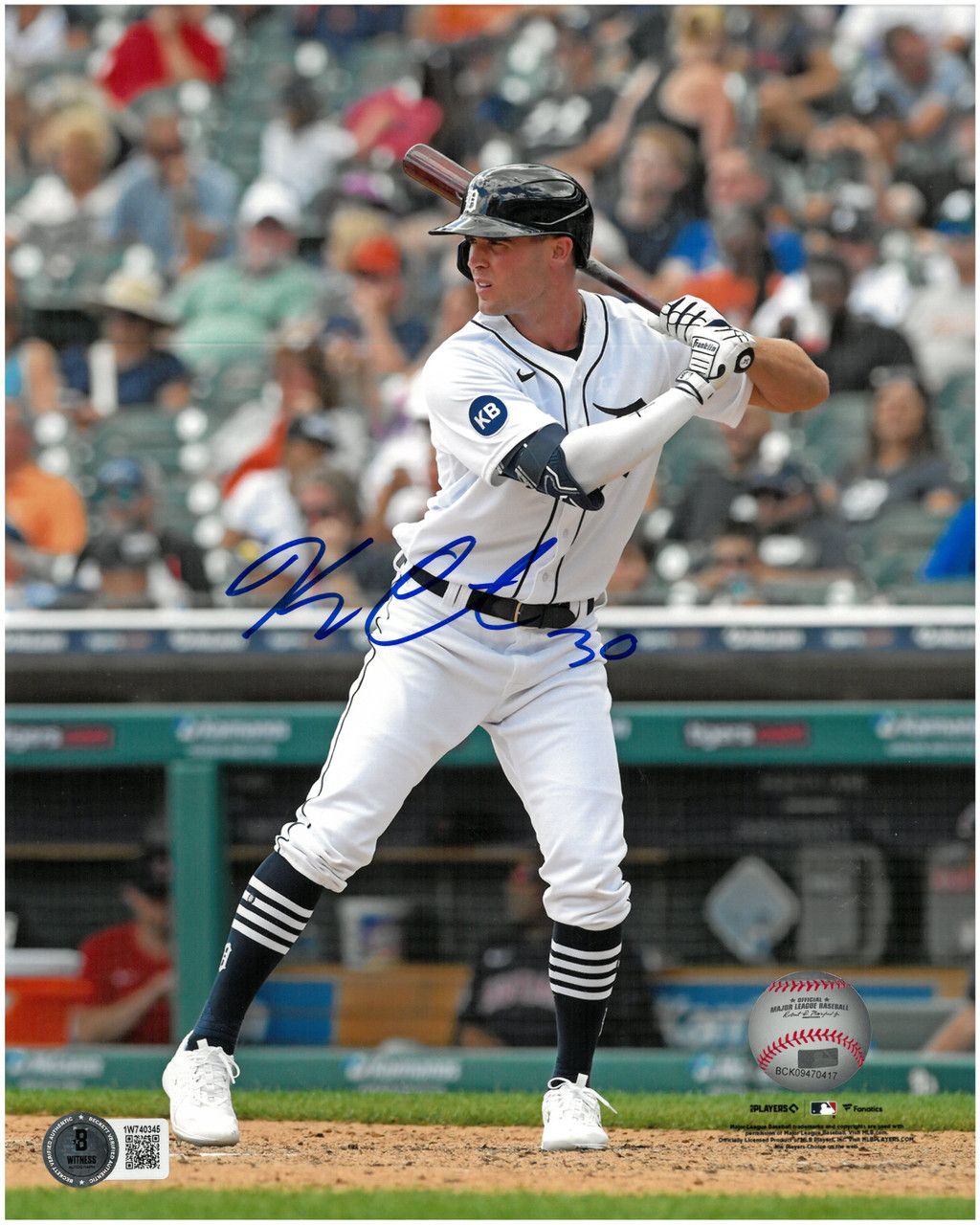 Kerry Carpenter Autographed Detroit Tigers 8x10 Photo #1 - Detroit