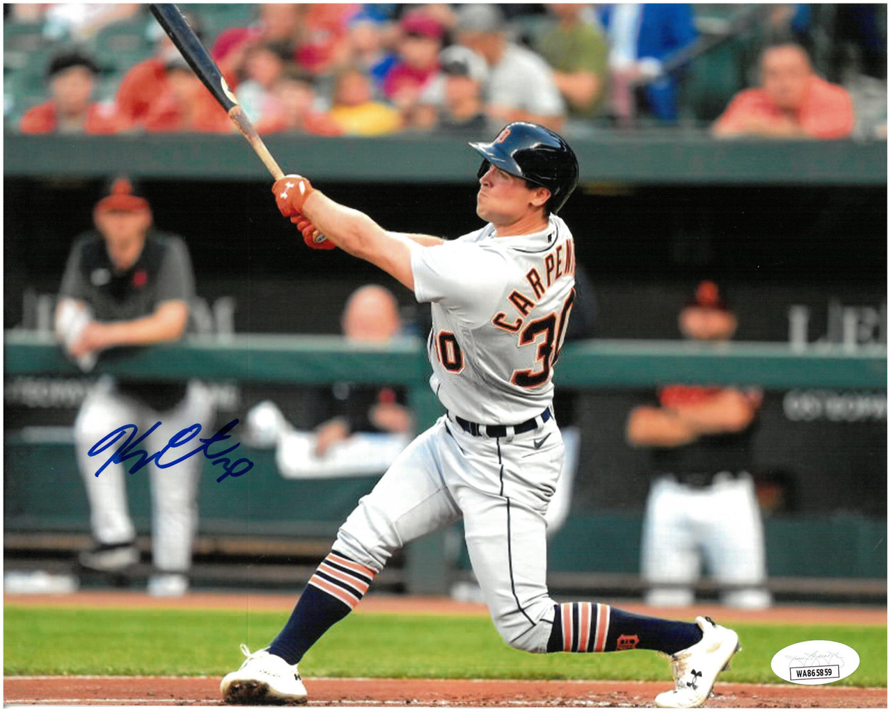 Kerry Carpenter Autographed Detroit Tigers 8x10 Photo #2