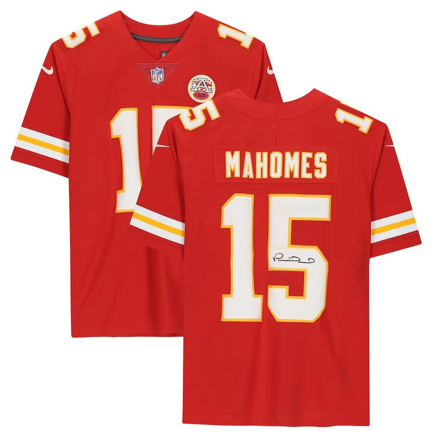 Patrick Mahomes Autographed Kansas City Chiefs Nike Limited Jersey - Red -  Detroit City Sports