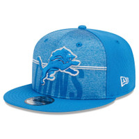 Detroit Lions New Era 2023 NFL Training Camp 9FIFTY Snapback Hat - Blue