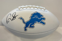 David Montgomery Autographed Detroit Lions White Panel Football