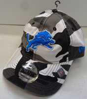 Detroit Lions Men's New Era 9Twenty Camo Adjustable Hat