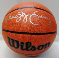 Julius Erving Autographed NBA I/O Basketball