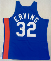 Julius Erving Autographed Mitchell & Ness New York Nets 1973-74 Swingman Jersey