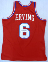 Julius Erving Autographed Mitchell & Ness Philadelphia 76ers 1982-83 Swingman Jersey