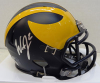 Will Johnson Autographed Michigan Wolverines Speed Mini Helmet